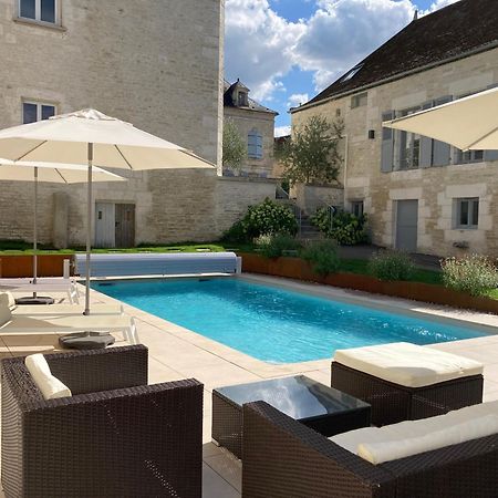 La Villa Lombardi En Champagne, Avec Piscine Privee Et Jacuzzi Les Riceys Dış mekan fotoğraf