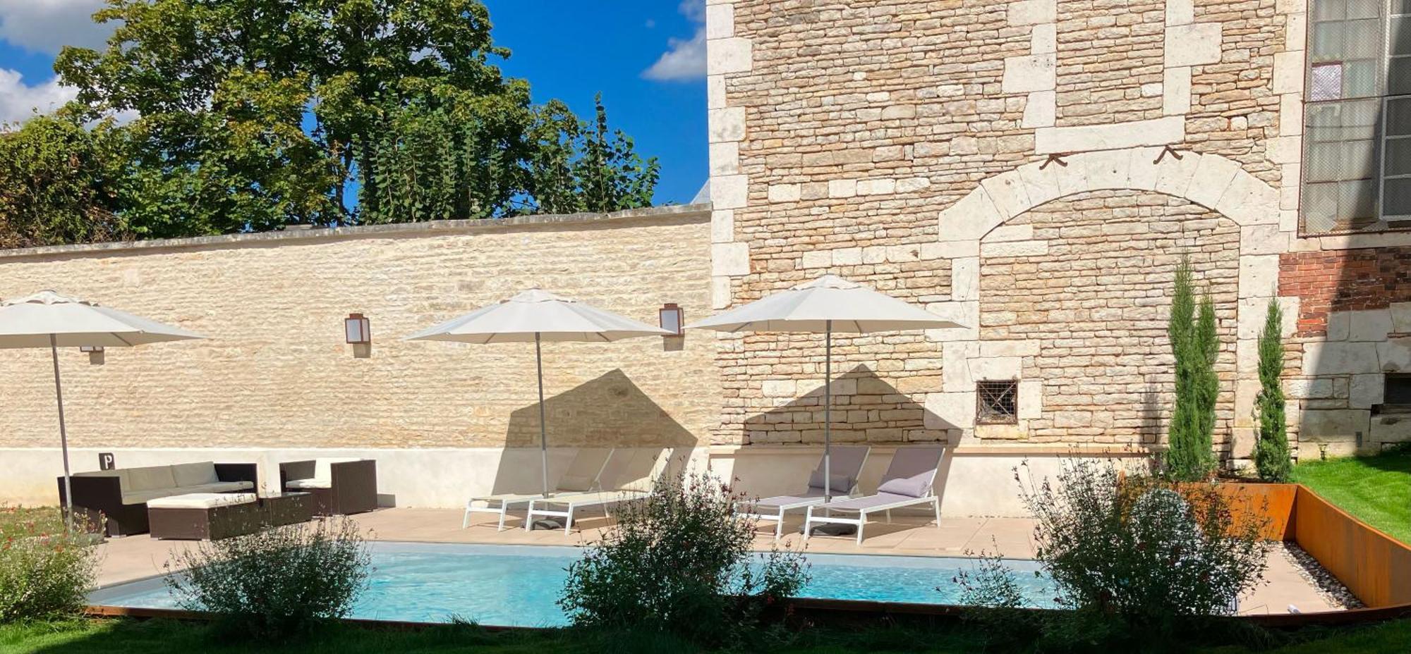 La Villa Lombardi En Champagne, Avec Piscine Privee Et Jacuzzi Les Riceys Dış mekan fotoğraf