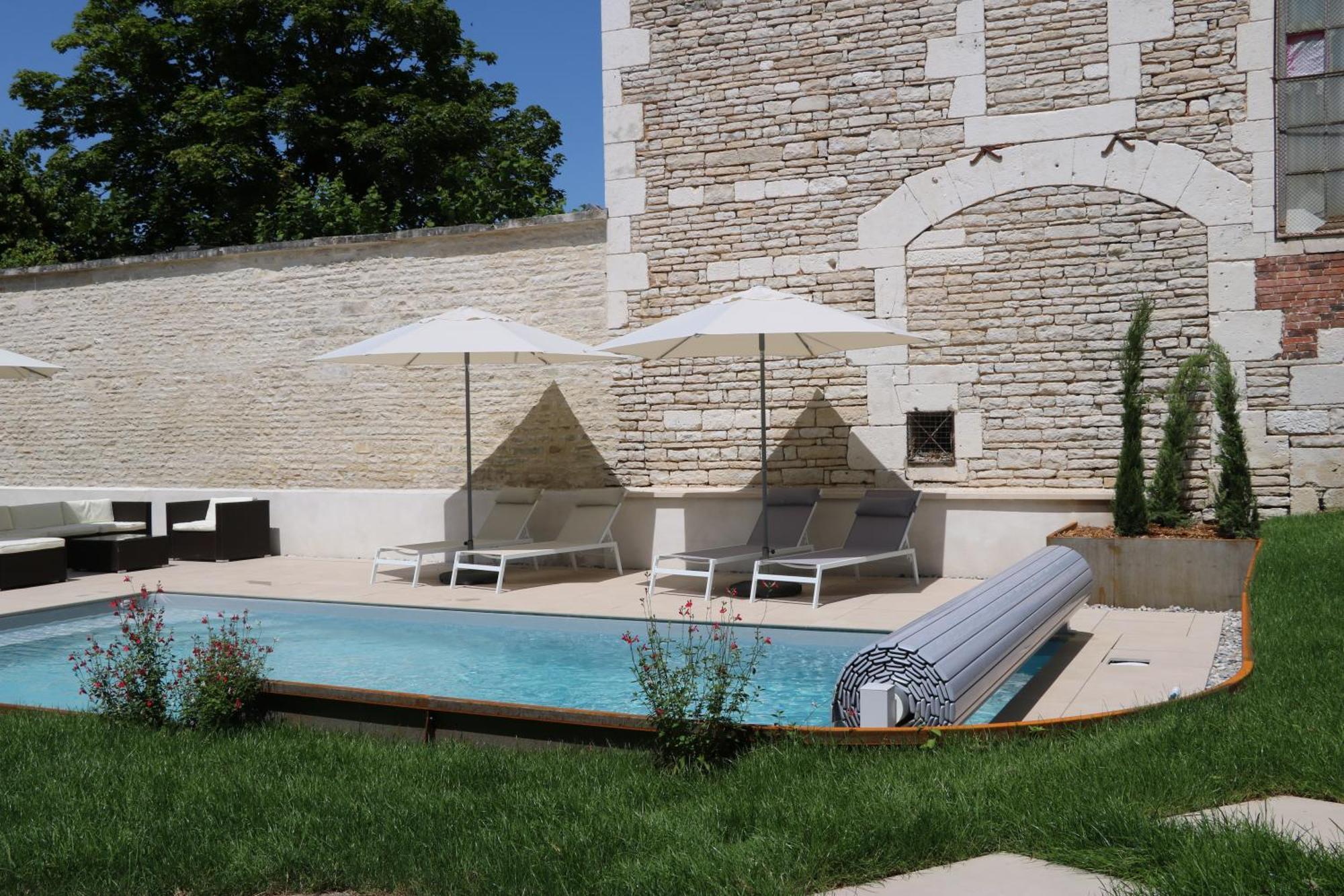La Villa Lombardi En Champagne, Avec Piscine Privee Et Jacuzzi Les Riceys Dış mekan fotoğraf