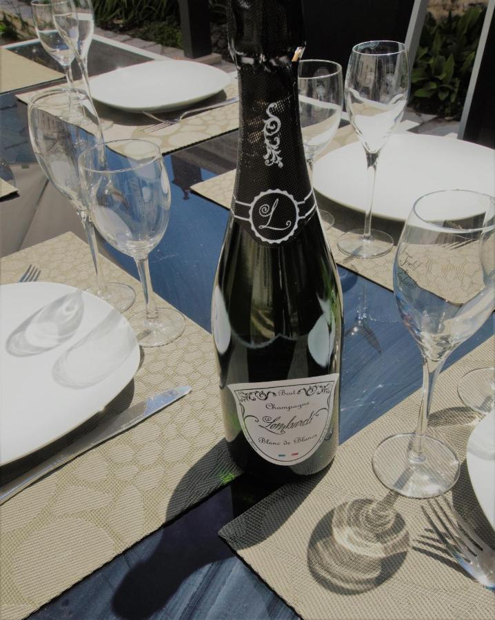 La Villa Lombardi En Champagne, Avec Piscine Privee Et Jacuzzi Les Riceys Dış mekan fotoğraf